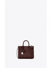 Sac De Jour Nano in Embossed Crocodile Shiny Leather Tote Bag Rouge Legion - SAINT LAURENT - BALAAN 2