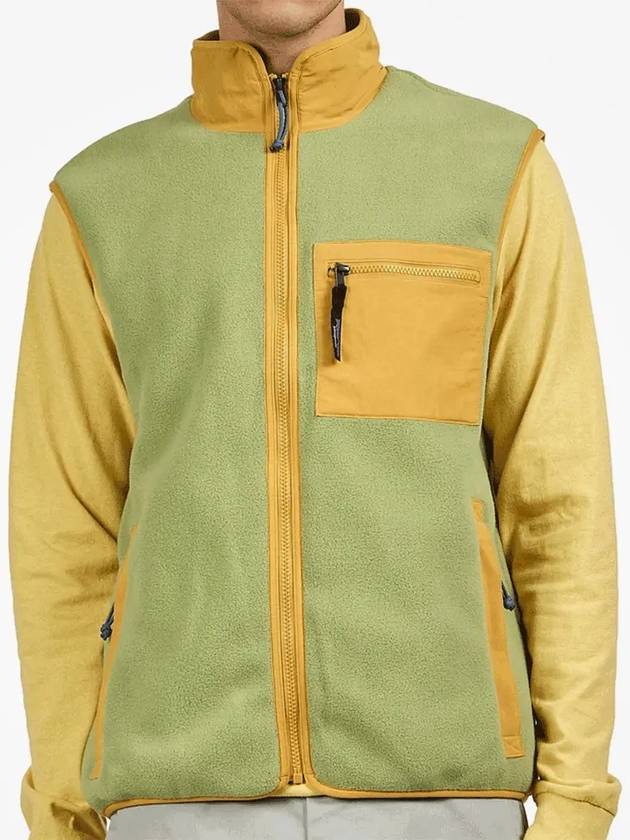 Men's Synchilla Fleece Vest Green - PATAGONIA - BALAAN 3