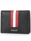 Talder Leather Card Wallet Black - BALLY - BALAAN 2