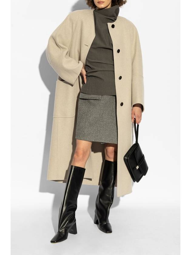 button single coat gray - MAX MARA - BALAAN 3