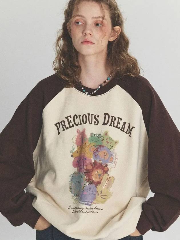 Precious Raglan Sweatshirt Beige Brown - CPGN STUDIO - BALAAN 1