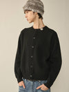 Herrash Round Neck Cardigan Black - KINETO - BALAAN 1