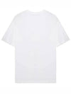 Logo Patch Cotton Short Sleeve T-Shirt White - STONE ISLAND - BALAAN 3