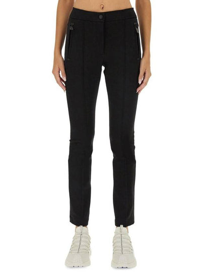 Twill Skinny Pants Black - MONCLER - BALAAN 2