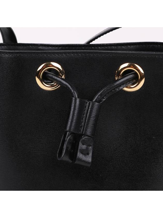 Ferragamo Black Gancini Mini Bucket Crossbody Bag - SALVATORE FERRAGAMO - BALAAN 6