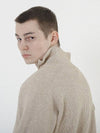 Modal Knit Half Zip up Oatmeal - CHANCE'S NOI - BALAAN 6