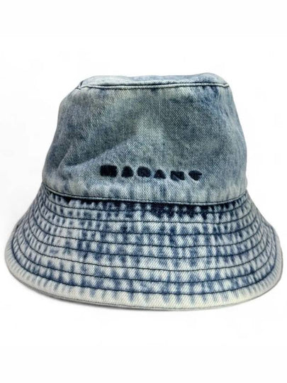 Denim Bucket Hat Blue - ISABEL MARANT - BALAAN 2