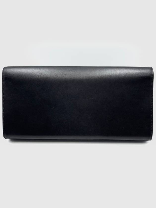 Monogram leather wallet clutch - SAINT LAURENT - BALAAN 3