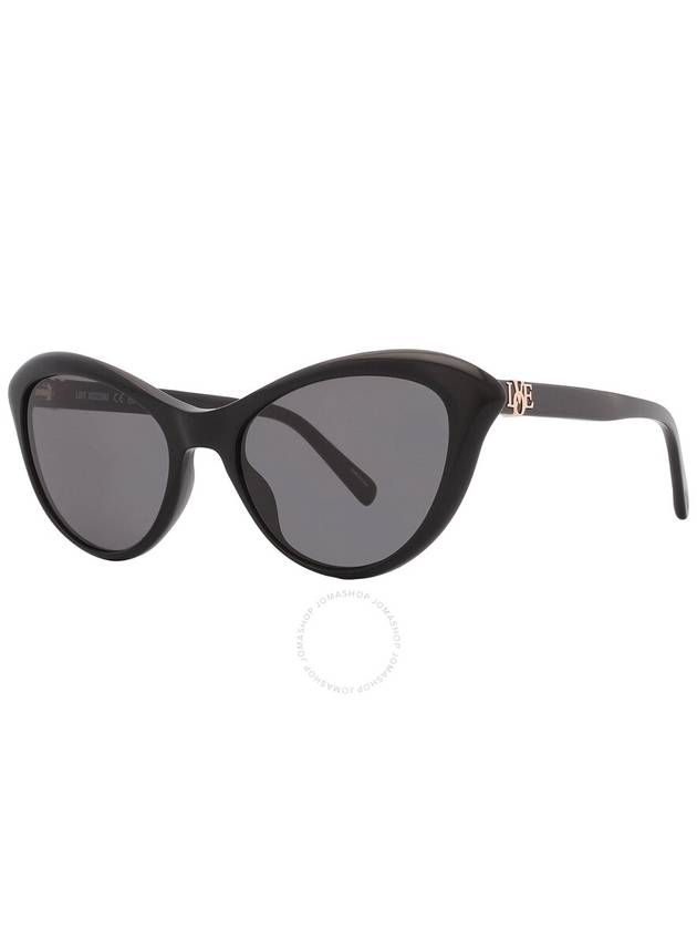 Moschino Grey Cat Eye Ladies Sunglasses MOL015/S 0807/IR 53 - MOSCHINO - BALAAN 3