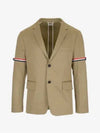 Armband Unconstructed Classic Jacket Navy Beige - THOM BROWNE - BALAAN 3