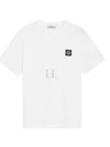 Wappen Logo Patch Short Sleeve T-Shirt White - STONE ISLAND - BALAAN 2