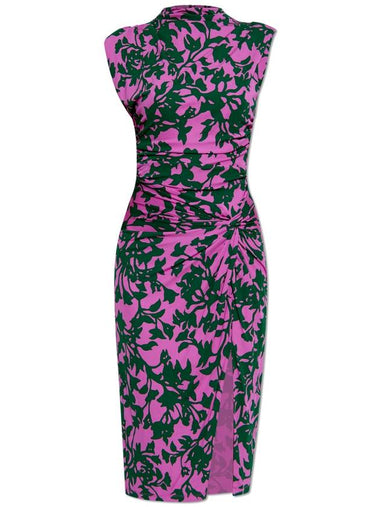 Diane Von Furstenberg Dress Aviel, Women's, Purple - DIANE VON FURSTENBERG - BALAAN 1