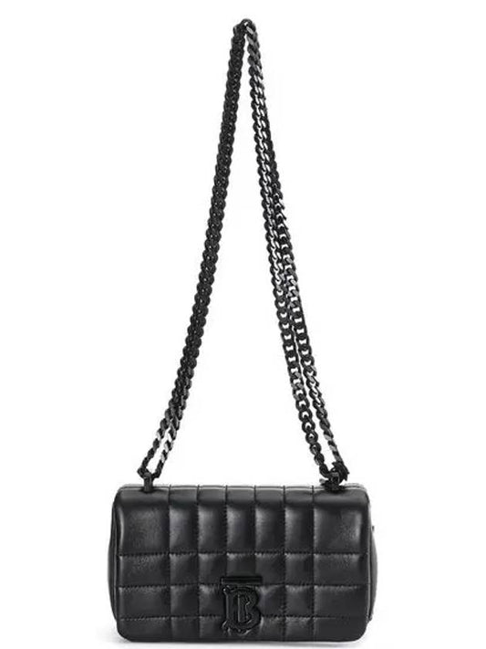 Lola Quilting Leather Small Shoulder Bag Black - BURBERRY - BALAAN 2