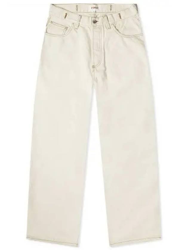 Crown Logo Swamp Pants Cream SWAW2338CR 1012335 - SPORTY & RICH - BALAAN 1