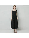 LAMIS sleeveless Dress Black - AME - BALAAN 5