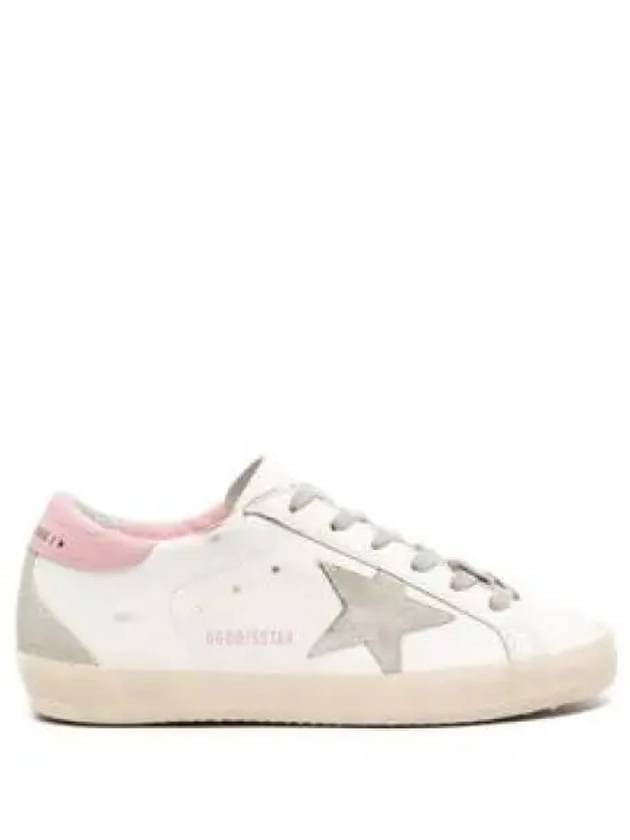 Superstar White Pink Heel Tab Sneakers - GOLDEN GOOSE - BALAAN 2