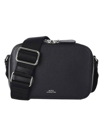 Calfskin Soho Camera Cross Bag Black - A.P.C. - BALAAN 1