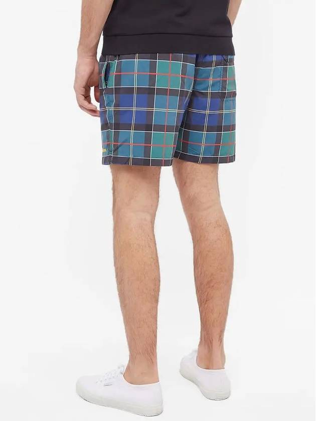 Tartan Check Swim Shorts - BARBOUR - BALAAN 5