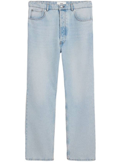 Loose Fit Jeans Bleached Blue - AMI - BALAAN 2