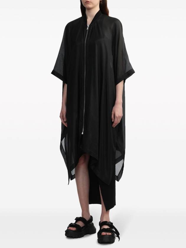 zip-front silk coat - RICK OWENS - BALAAN 2