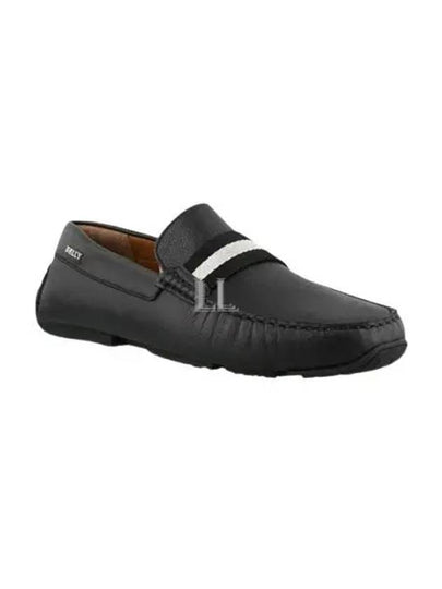 Men PEARCE Leather Driving Shoes Black - BALLY - BALAAN 2