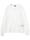 Embroidered Logo Lyocell Cotton Blend Jersey Long Sleeve T-Shirt White - TOM FORD - BALAAN 2