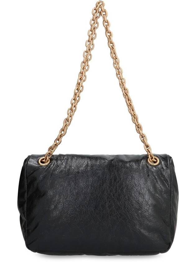 Monaco Small Chain Shoulder Bag Black - BALENCIAGA - BALAAN 5