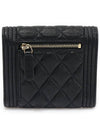 A80734 Black Caviar Gold Boy Bicycle Wallet No 26 - CHANEL - BALAAN 4