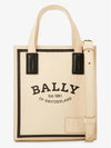 Crystallia Xs leather mini bag light beige - BALLY - BALAAN 3