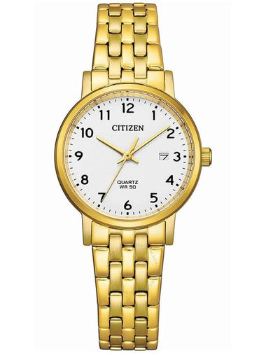 Citizen Quartz White Dial Ladies Watch EU6093-56A - CITIZEN - BALAAN 1