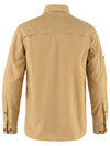 Men's Abisko Hike Long Sleeves Shirt Dune Beige - FJALL RAVEN - BALAAN 3