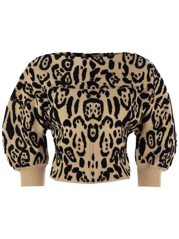 ICE - Animal jacquard sweater - MAX MARA SPORTMAX - BALAAN 1