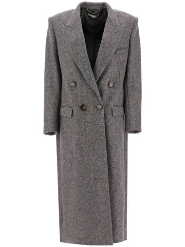 maxi tweed coat in - STELLA MCCARTNEY - BALAAN 1