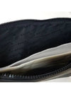 Bollis Large Recycled Leather Clutch Bag Black - BALLY - BALAAN 7