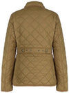 Pony Embroidered Diamond Quilted Slim Fit Jacket Khaki - POLO RALPH LAUREN - BALAAN 4