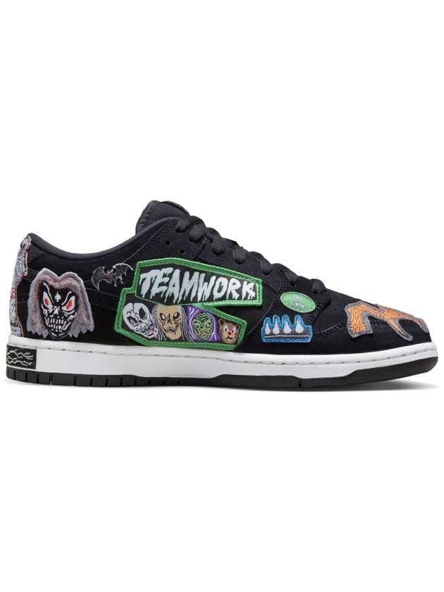 Dunk Low Top Sneakers Black - NIKE - BALAAN 1