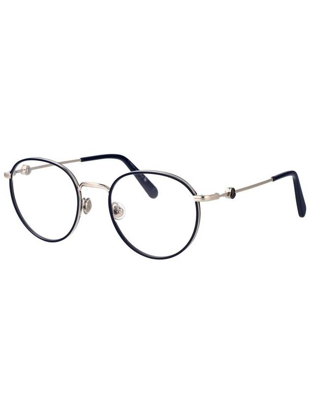 Eyewear Round Metal Eyeglasses Silver - MONCLER - BALAAN 3