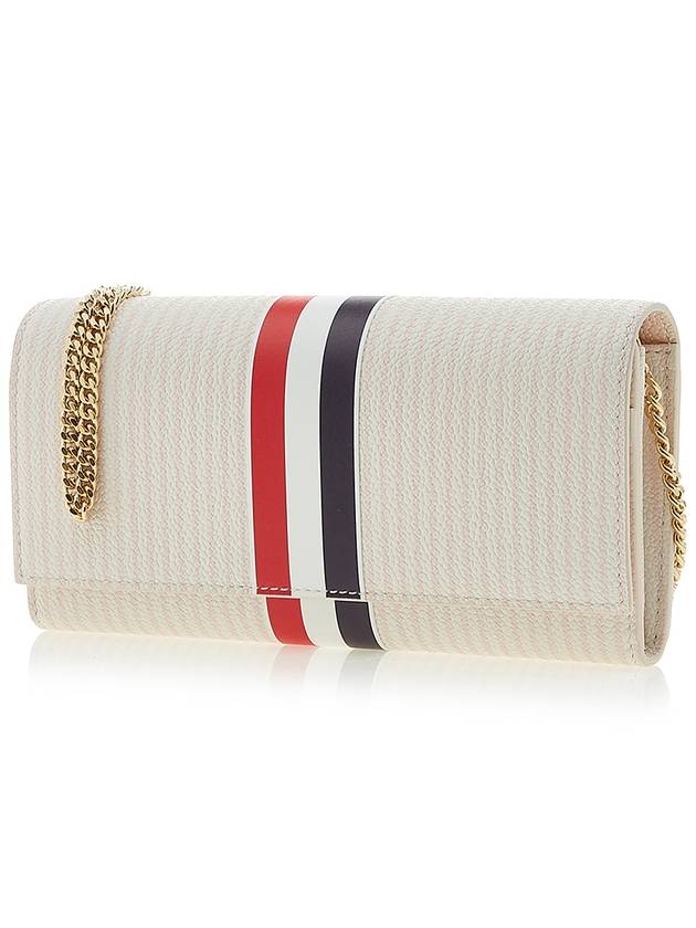 Flap Chain Shoulder Bag Pink Beige - THOM BROWNE - BALAAN 3