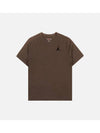 Jordan Jumpman Crew Neck Short Sleeve T Shirt Brown - NIKE - BALAAN 2