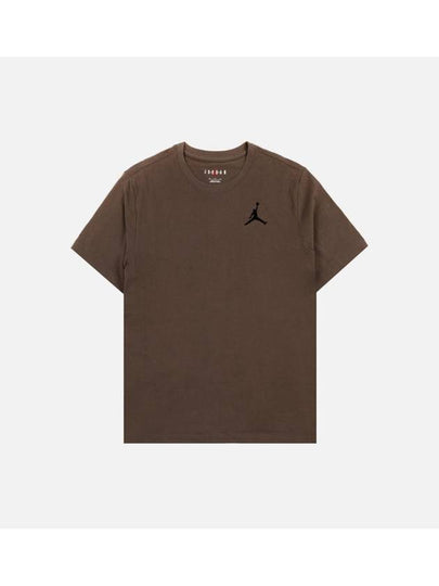 Jordan Jumpman Crew Neck Short Sleeve T Shirt Brown - NIKE - BALAAN 2