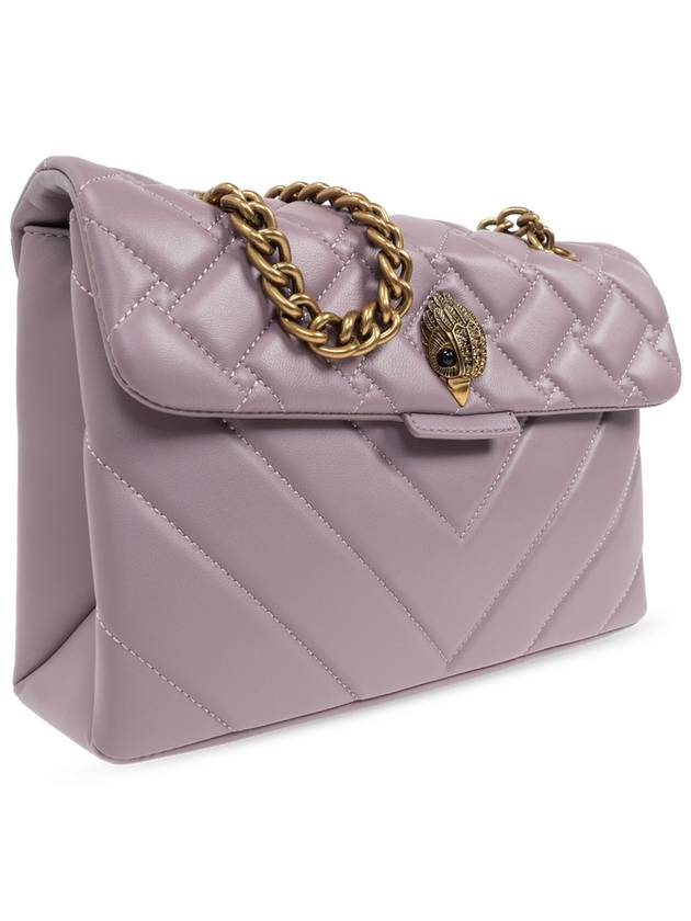 Kurt Geiger Quilted Shoulder Bag 'Kensington', Women's, Purple - KURT GEIGER - BALAAN 4