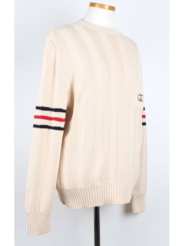 Interlocking G detail knit L - GUCCI - BALAAN 6