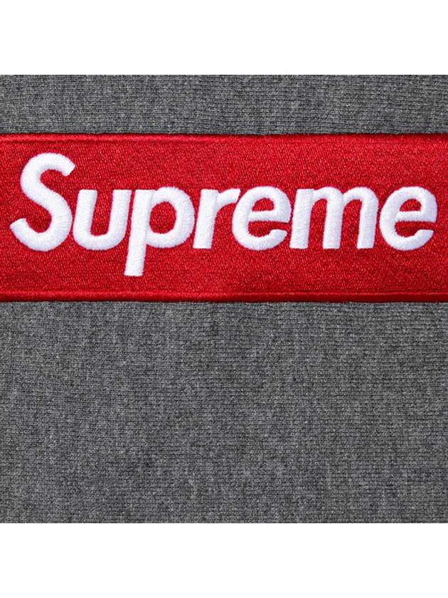 Box Logo Hooded Sweatshirt Charcoal - SUPREME - BALAAN 2