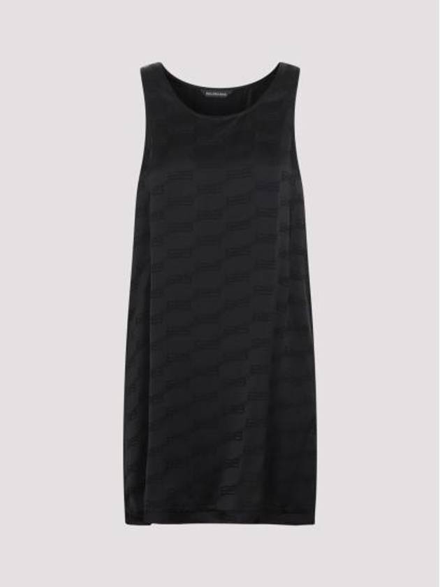 sleeveless t-shirt 746254 TMO68 1000 BLACK - BALENCIAGA - BALAAN 1