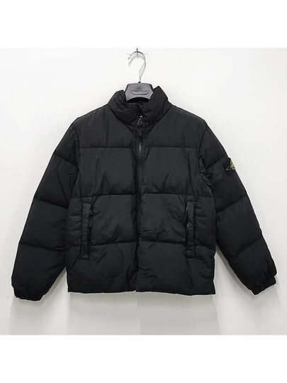 Kids Waffen Patch Crinkle Wraps Down Padded Jacket 6 8 Black 791640823 V0029 - STONE ISLAND - BALAAN 2