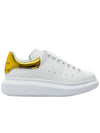 Oversole Metal Yellow Tab Low Top Sneakers White - ALEXANDER MCQUEEN - BALAAN 1