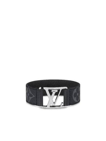 Men's Hockenheim Bracelet Silver Black - LOUIS VUITTON - BALAAN 1