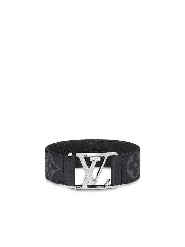 Men's Hockenheim Bracelet Silver Black - LOUIS VUITTON - BALAAN 1