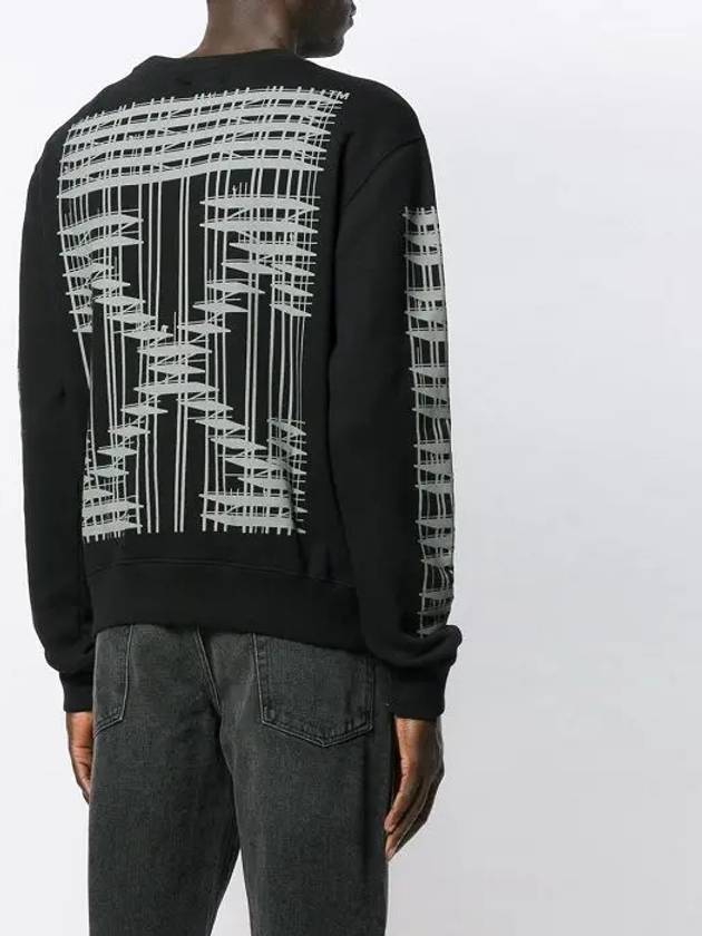 Diag Industrial Arrow Sweatshirt Black - OFF WHITE - BALAAN 5