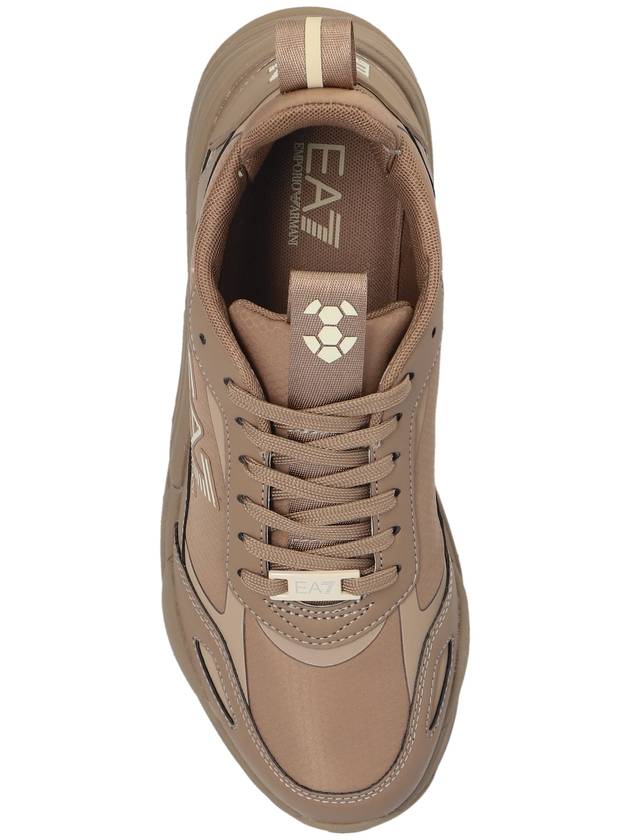 EA7 Emporio Armani Lace-up Sports Shoes, Women's, Brown - EMPORIO ARMANI - BALAAN 6